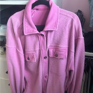 Women's Pink Free People shacket